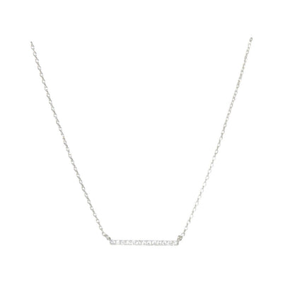[TEST] Bar Stone Set Necklace
