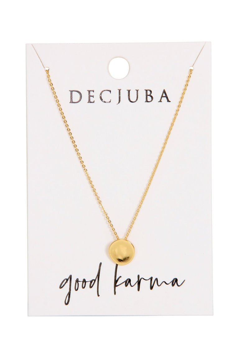 [TEST] Hammered Disc Necklace