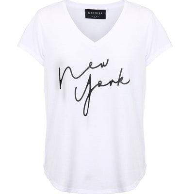 [TEST] Script V-Neck Tee