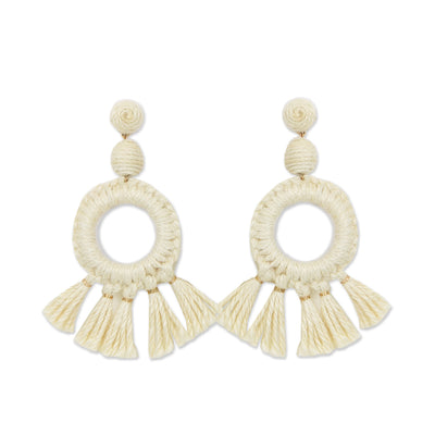 [TEST] Lana Tassel Macrame Earrings