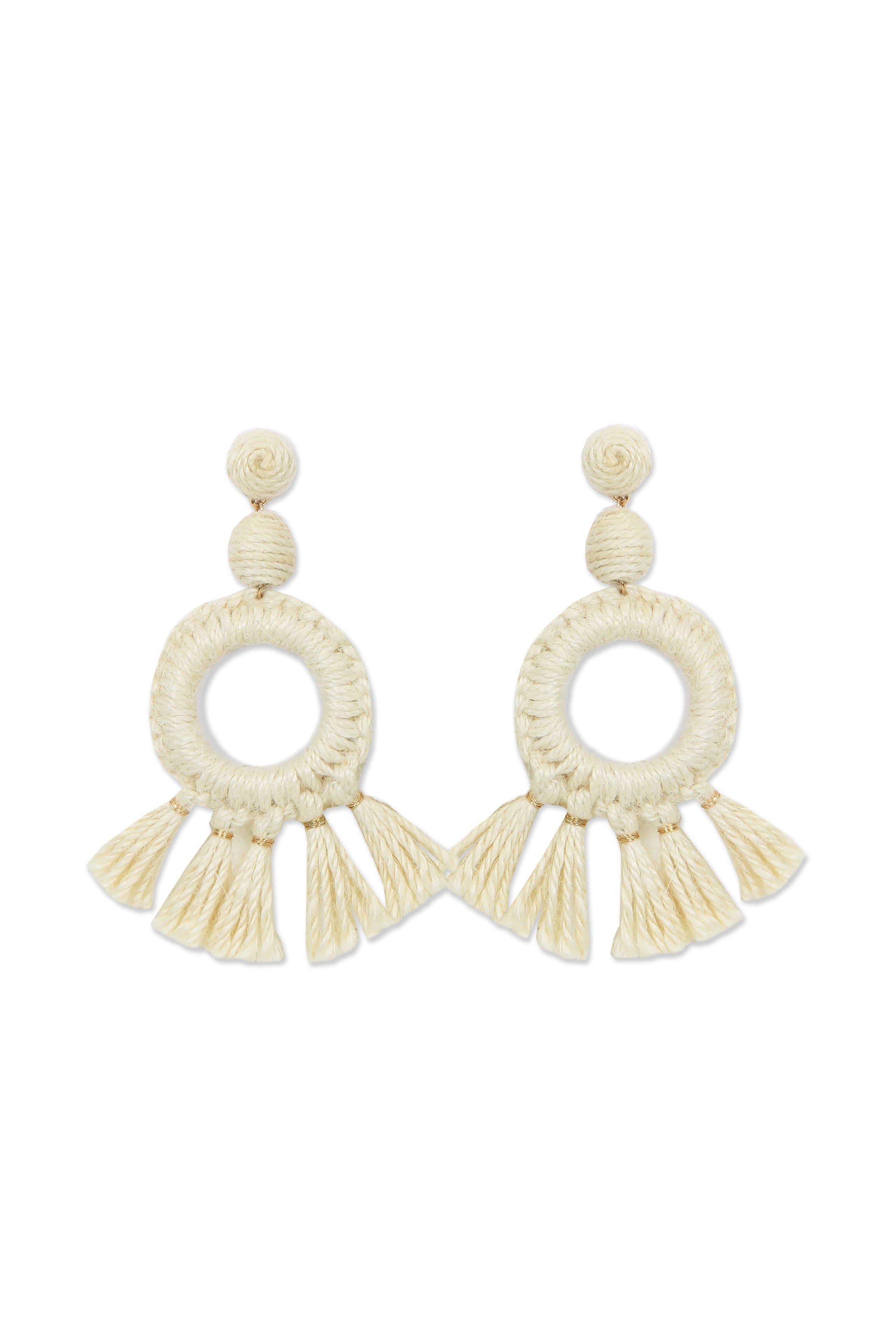 [TEST] Lana Tassel Macrame Earrings