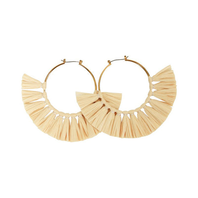 [TEST] Nelly Raffia Hoops