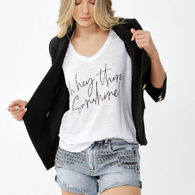 [TEST] Sunshine V-Neck Tee