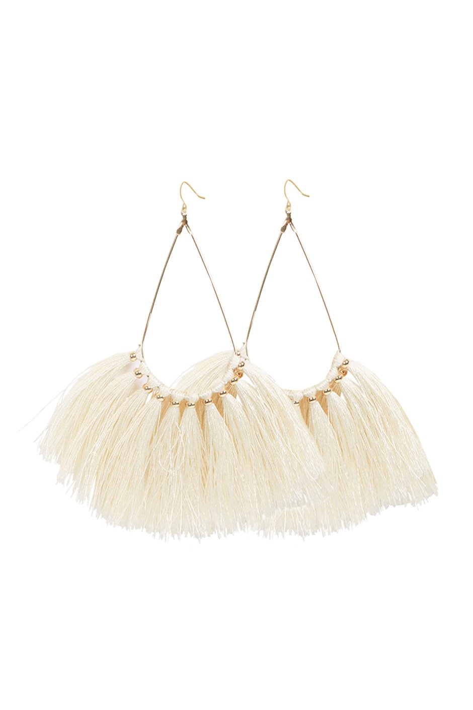 [TEST] Del Teardrop Tassel Earrings