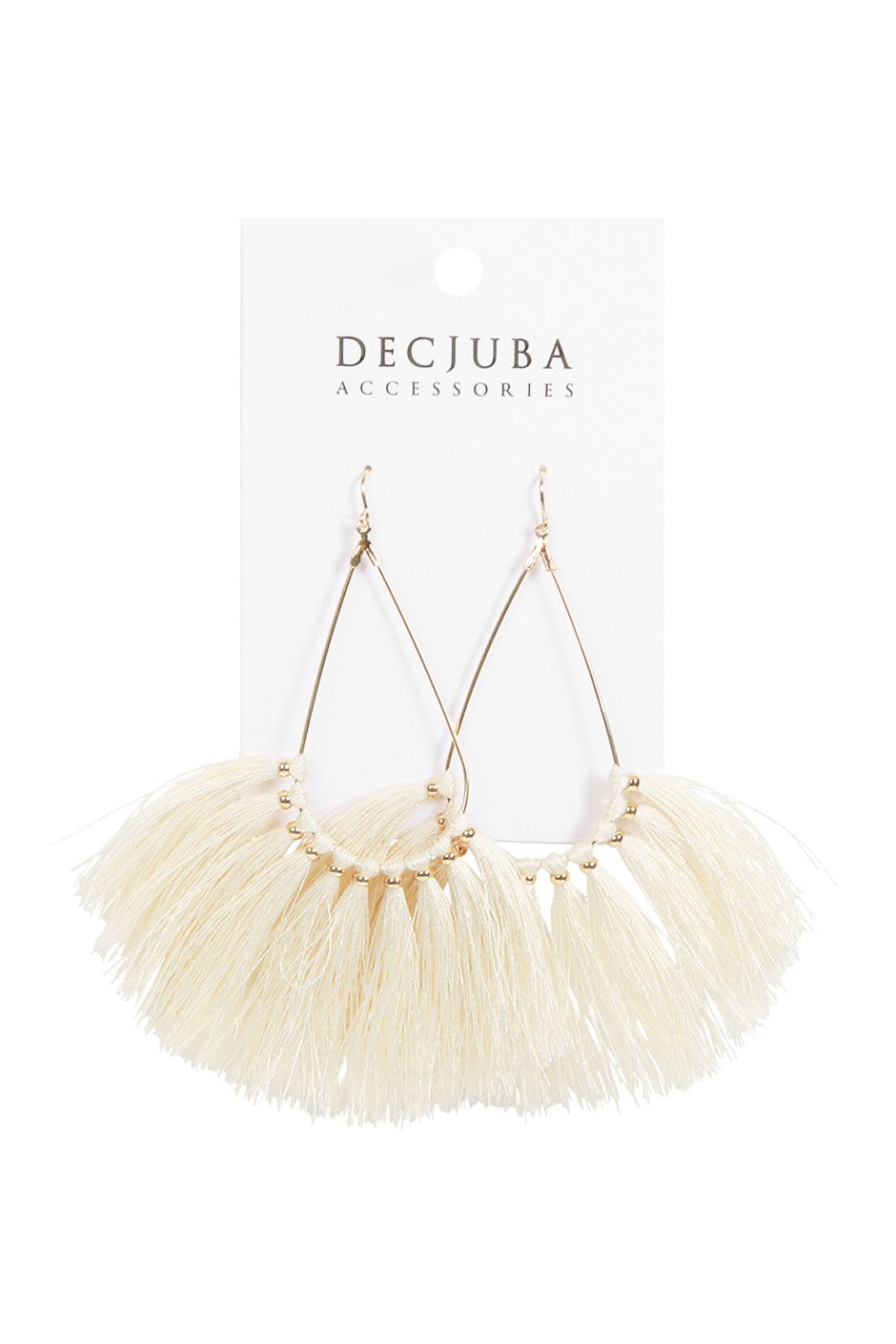 [TEST] Del Teardrop Tassel Earrings