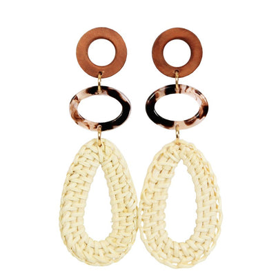 [TEST] Darcy Teardrop Woven Earrings