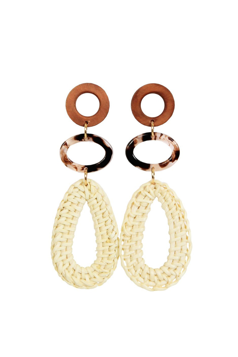 [TEST] Darcy Teardrop Woven Earrings