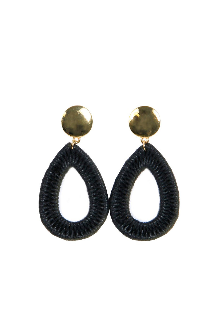 [TEST] Dallas Woven Teardrop Earrings