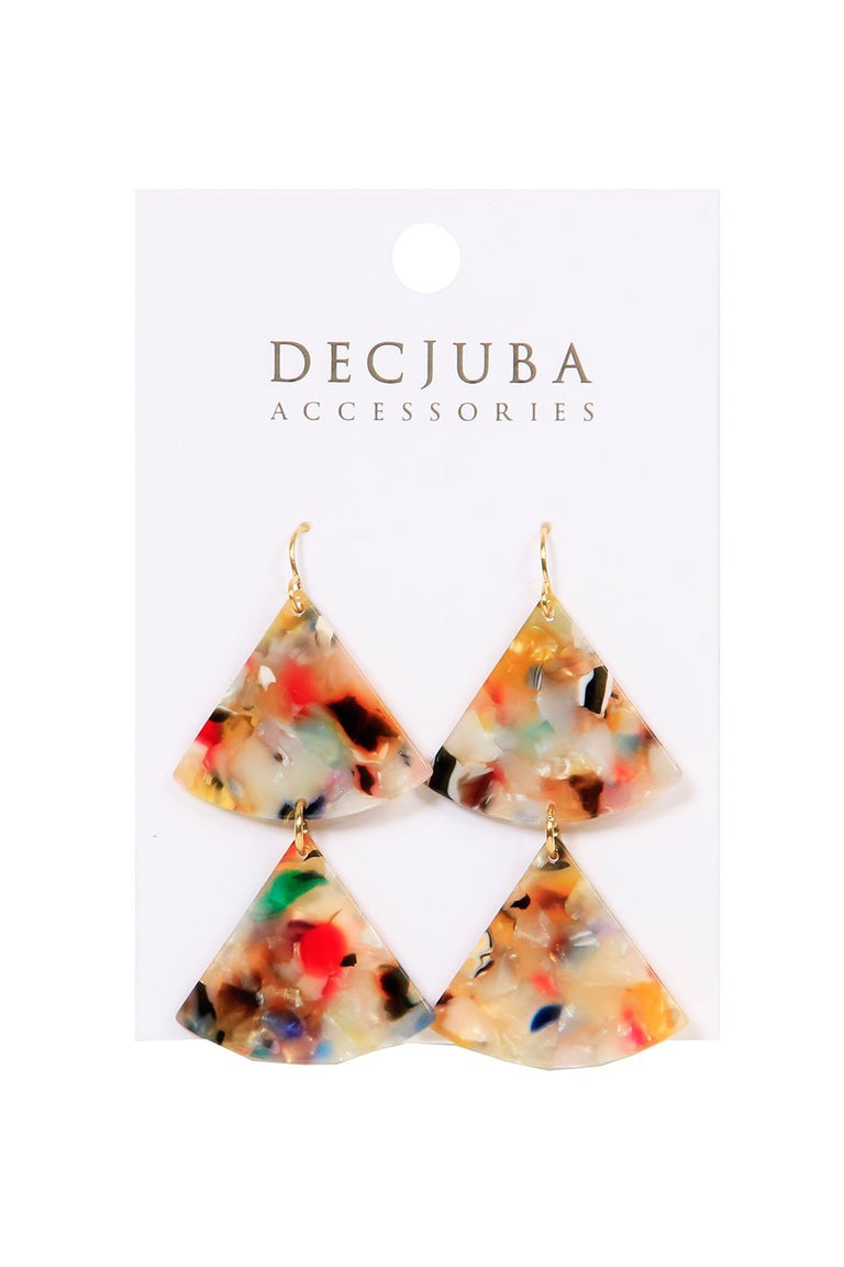 [TEST] Dolly Triangle Resin Earrings
