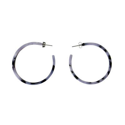 [TEST] 50mm Resin Hoop Earring