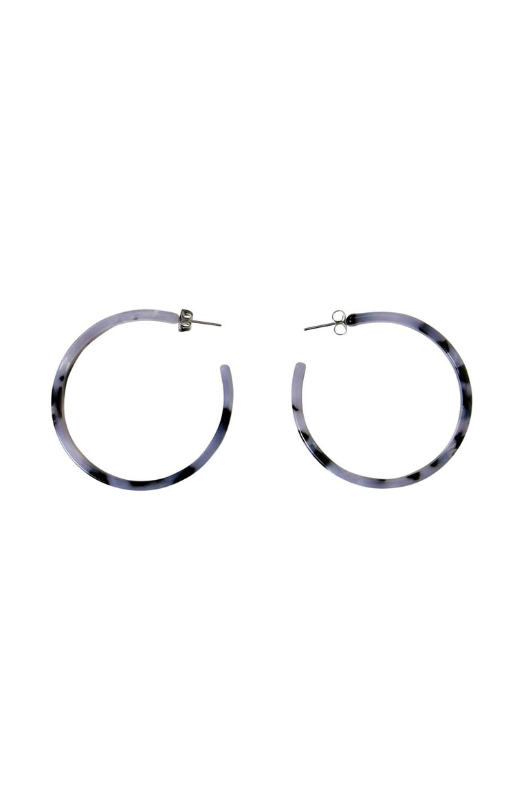[TEST] 50mm Resin Hoop Earring