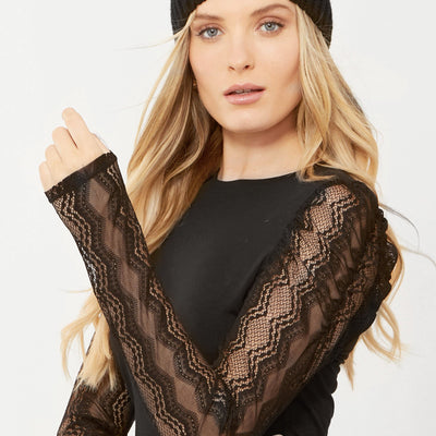 [TEST] Mabel Lace Long Sleeve Tee