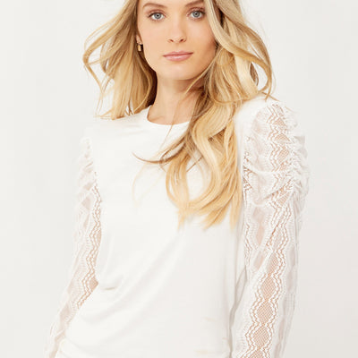 [TEST] Mabel Lace Long Sleeve Tee