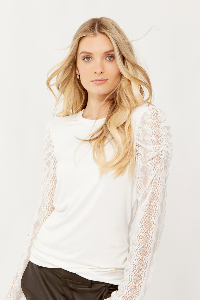 [TEST] Mabel Lace Long Sleeve Tee