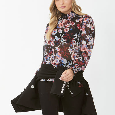 [TEST] Abby High Neck Blouse
