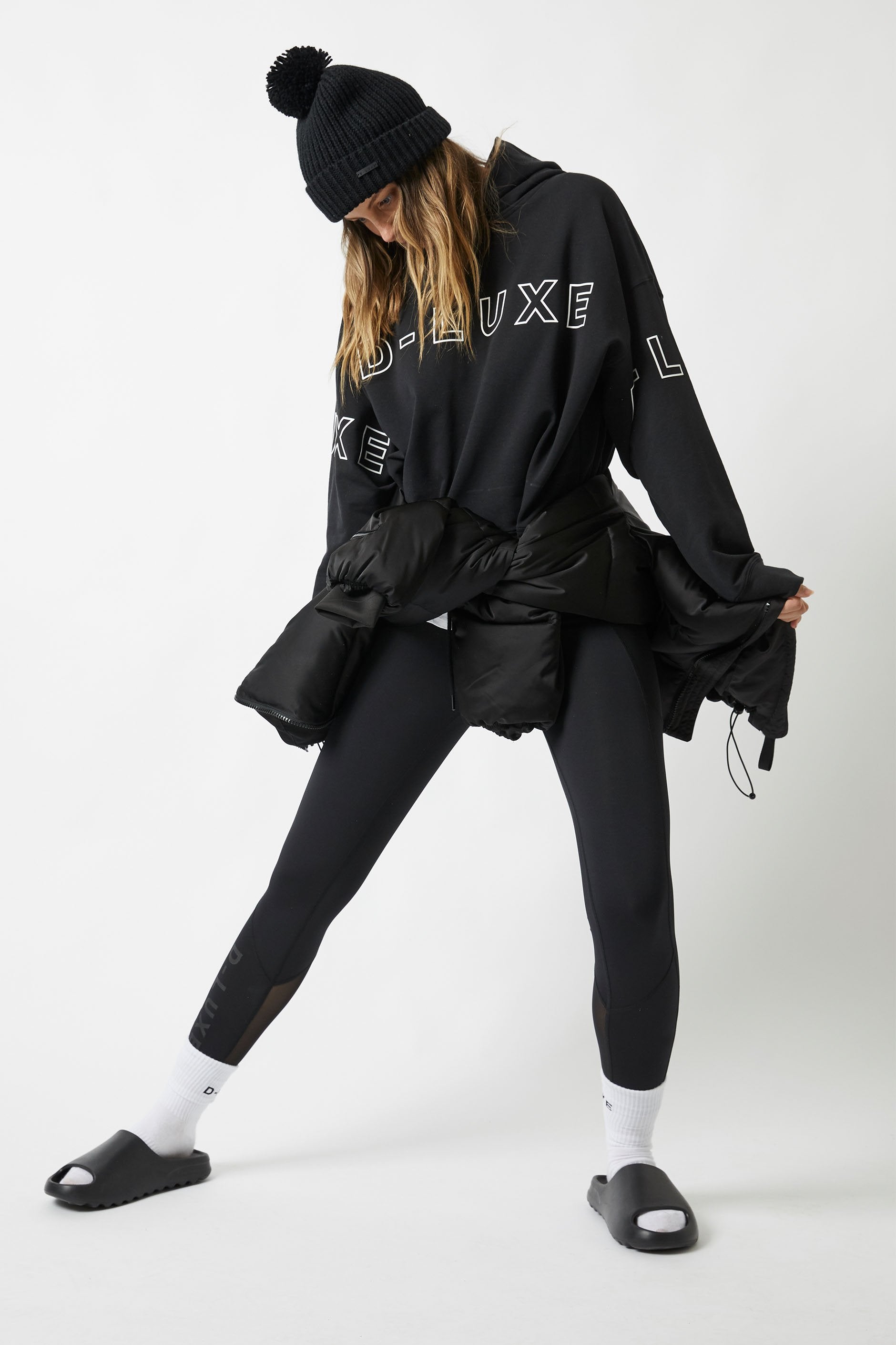 [TEST] D-Luxe Outline Print Hoodie