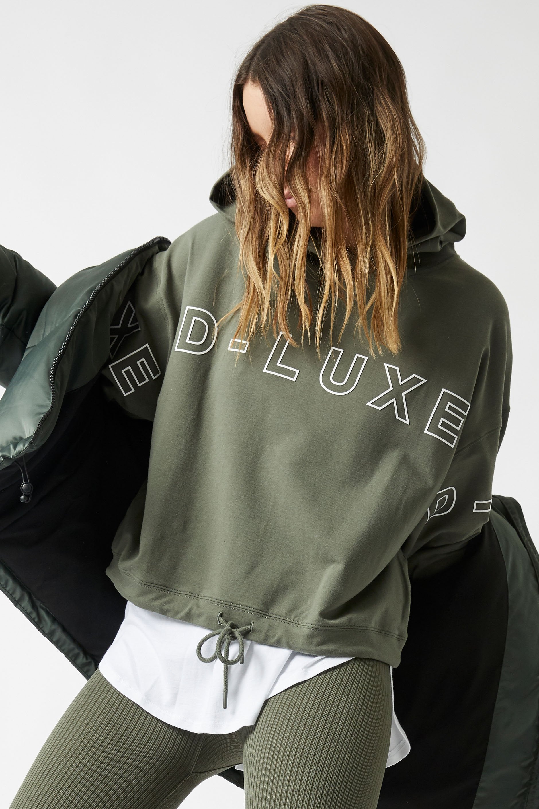 [TEST] D-Luxe Outline Print Hoodie