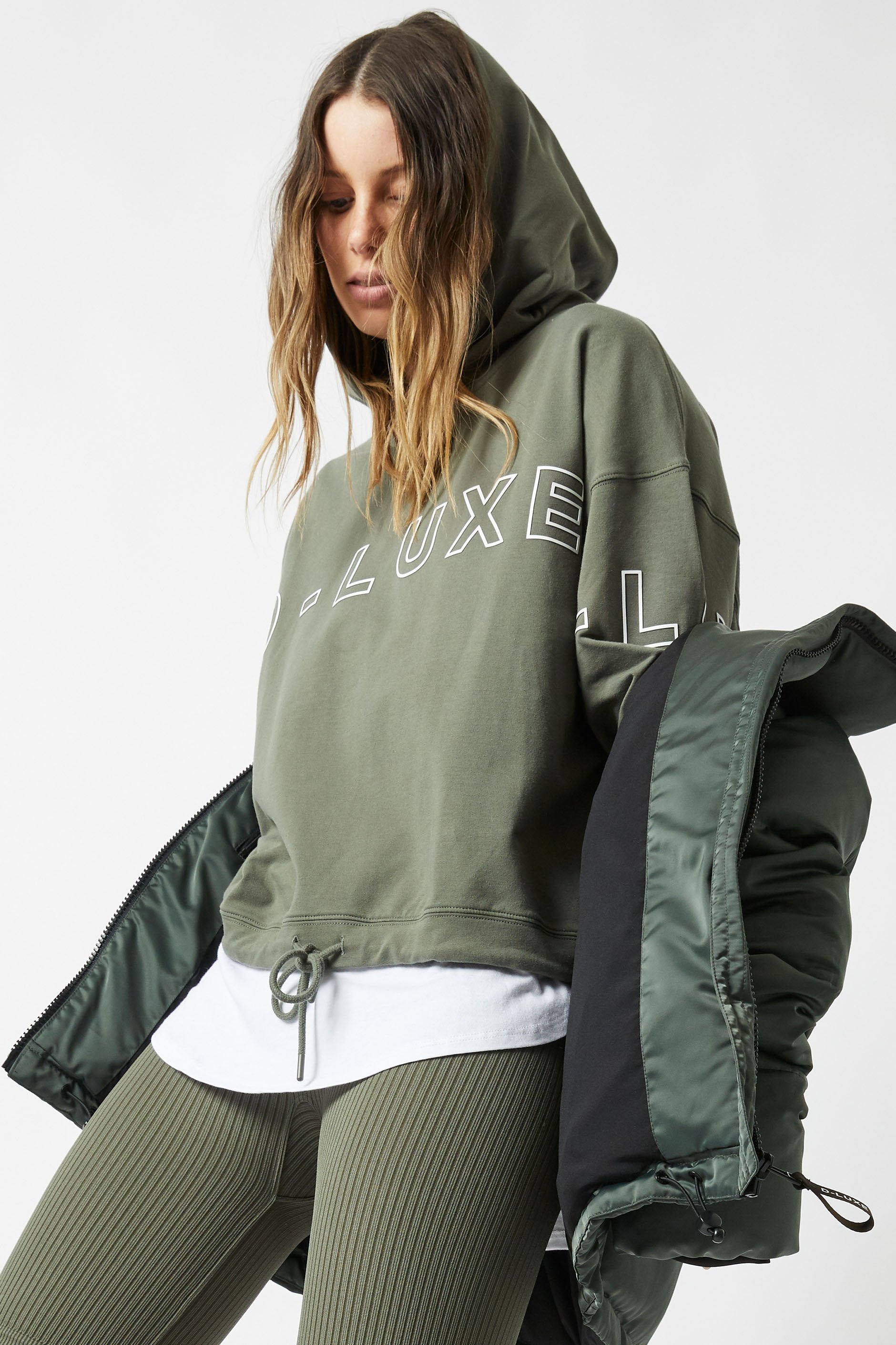 [TEST] D-Luxe Outline Print Hoodie