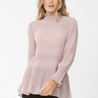 [TEST] Lola Shirred Sleeve Blouse