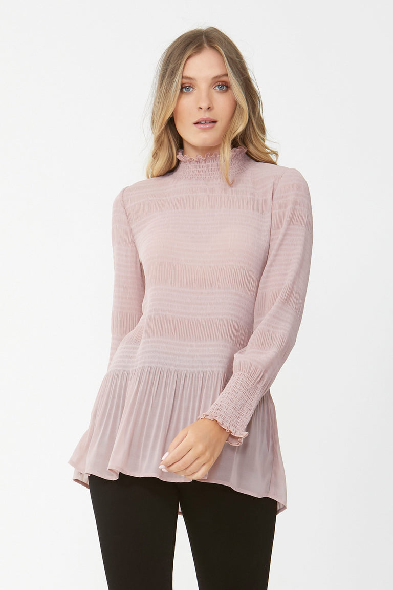 [TEST] Lola Shirred Sleeve Blouse