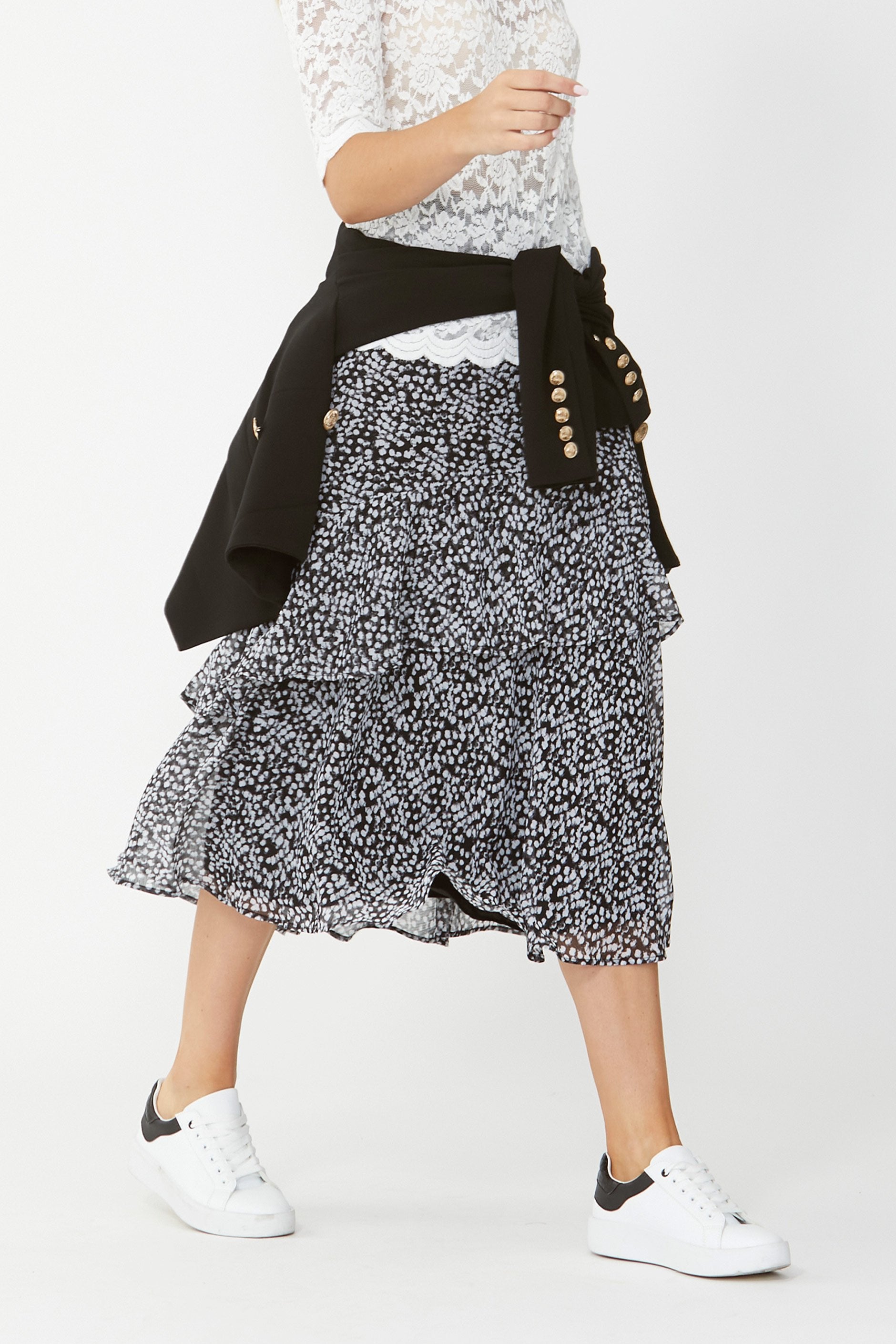 [TEST] Sophie Ruffle Midi Skirt
