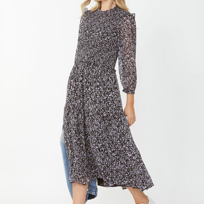 [TEST] Bonnie Shirred Midi Dress