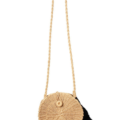 [TEST] Kass Round Woven Crossbody Bag