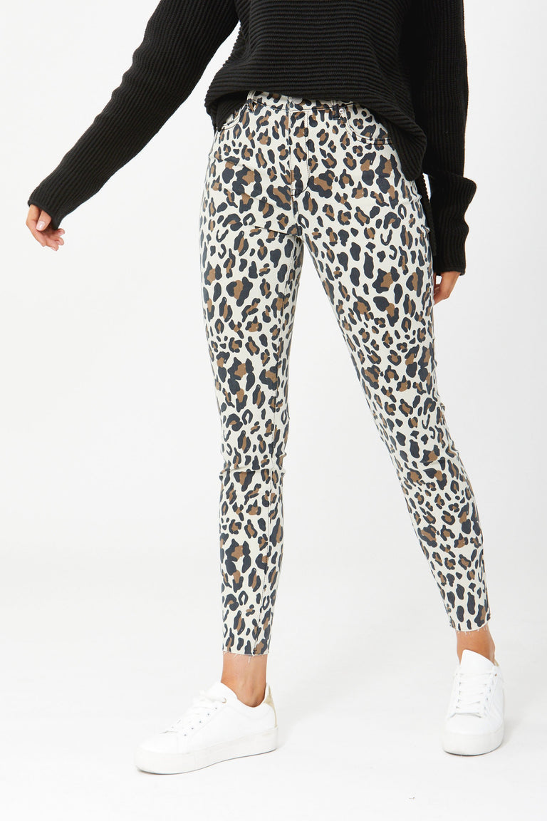 [TEST] Evie Animal High Rise Skinny