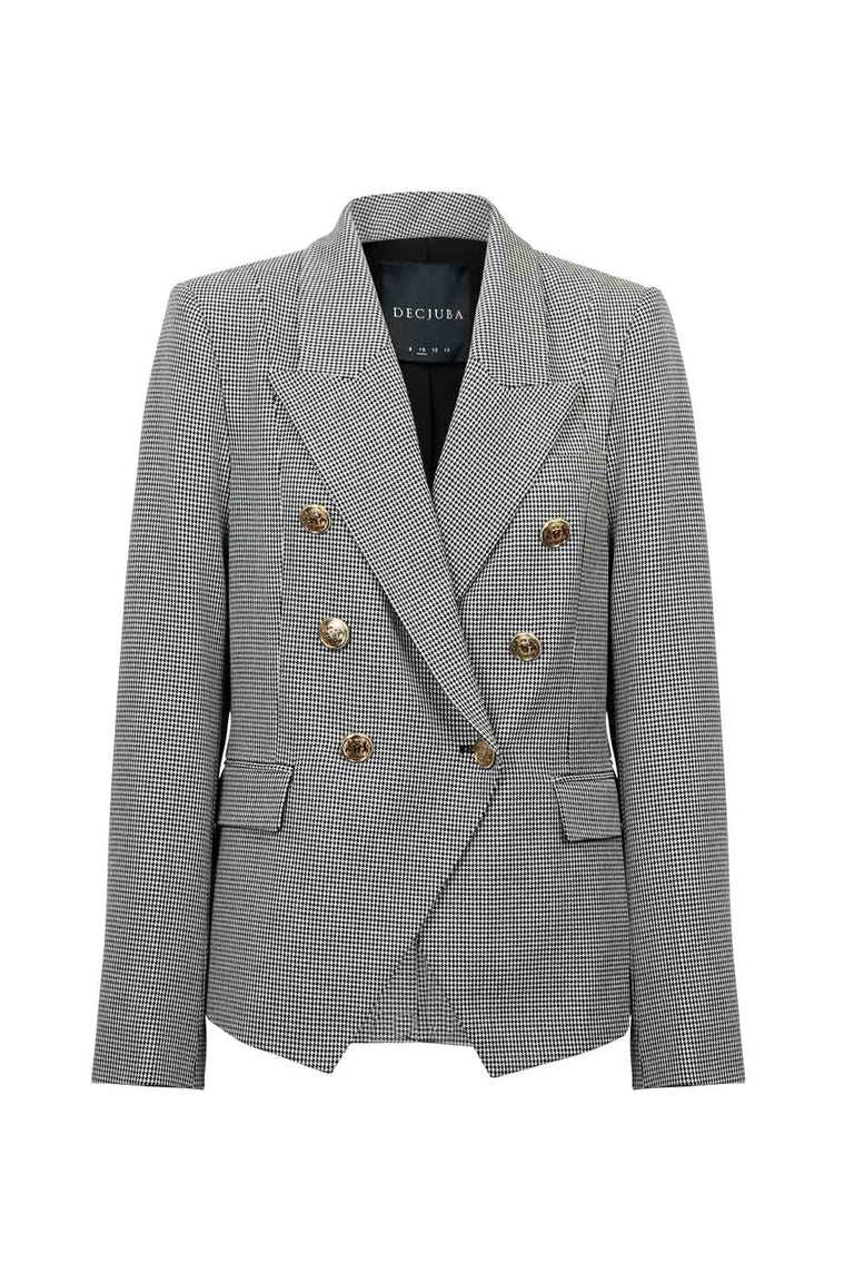 [TEST] Carly Houndstooth Blazer