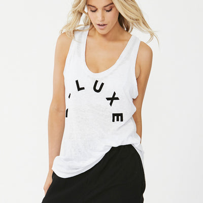 [TEST] D-Luxe Linen Logo Tank