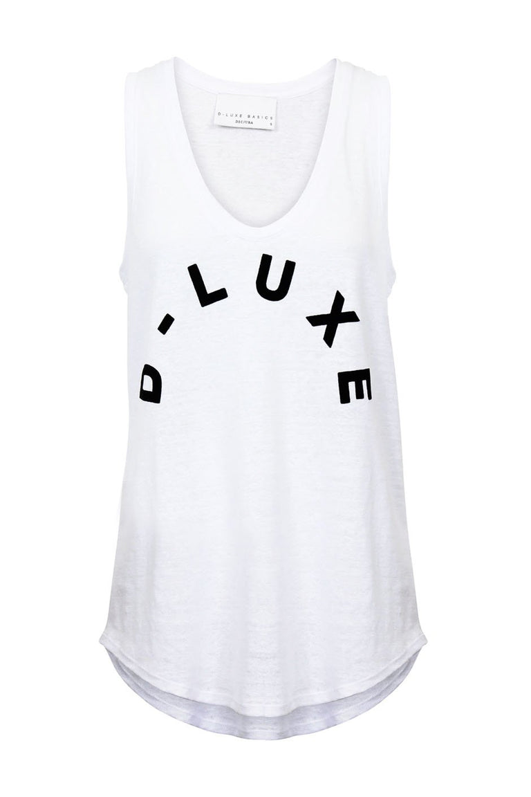 [TEST] D-Luxe Linen Logo Tank