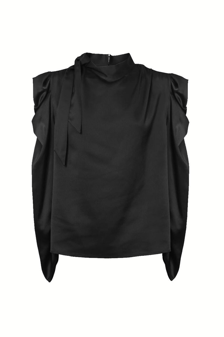 [TEST] Marie Satin Puff Blouse