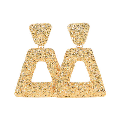 [TEST] Bella Crushed Triangle Earring