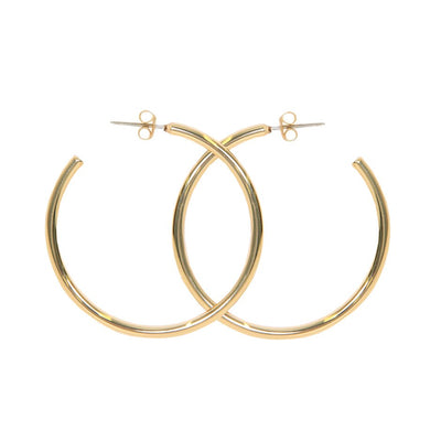 [TEST] Betty Large Plain Hoop Earring