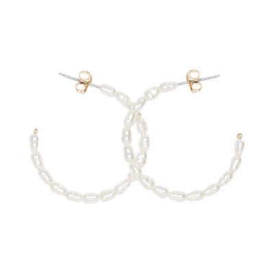 [TEST] Bianca Pearl Hoop Earrings