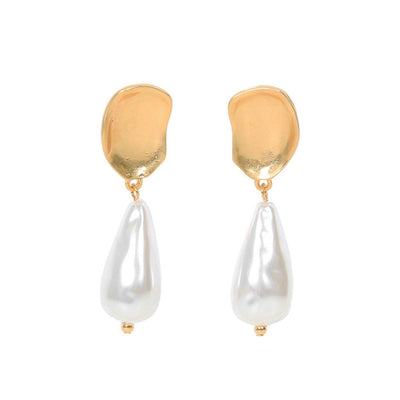 [TEST] Bree Long Pearl Drop Earrings