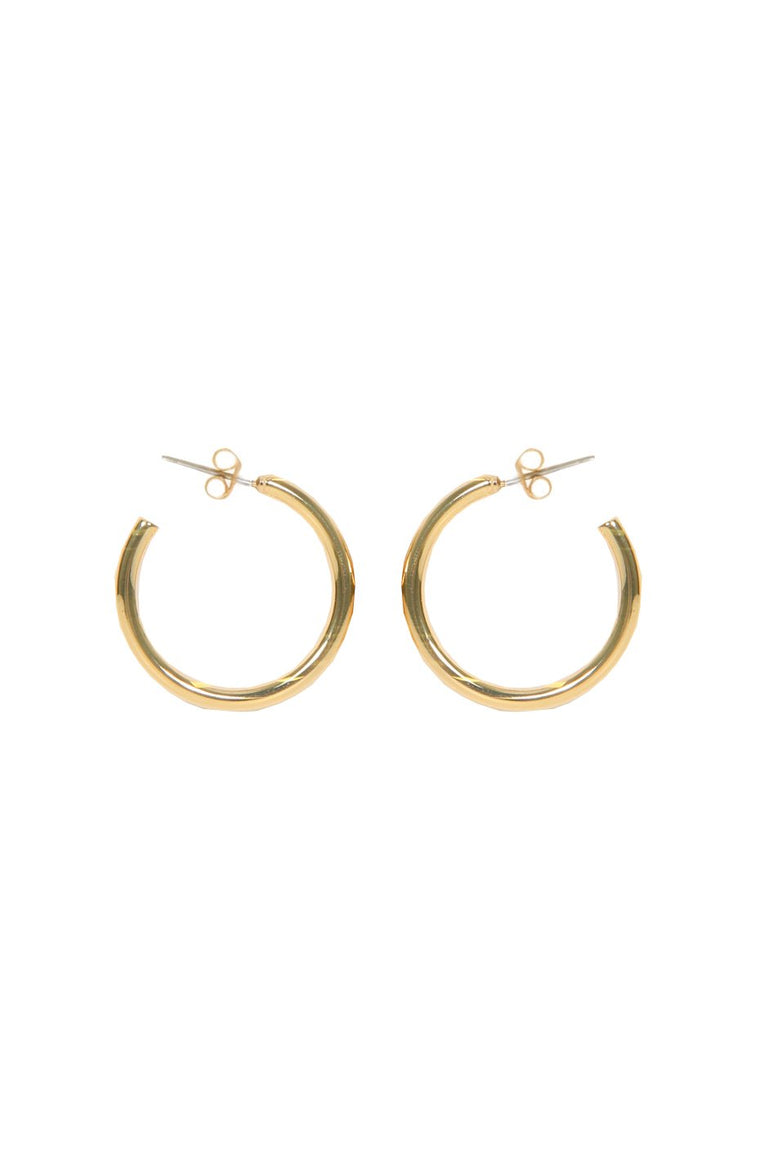 [TEST] Bessy Small Plain Hoop Earring