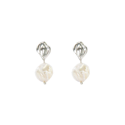 [TEST] Britt Pearl Stud Drop Earrings