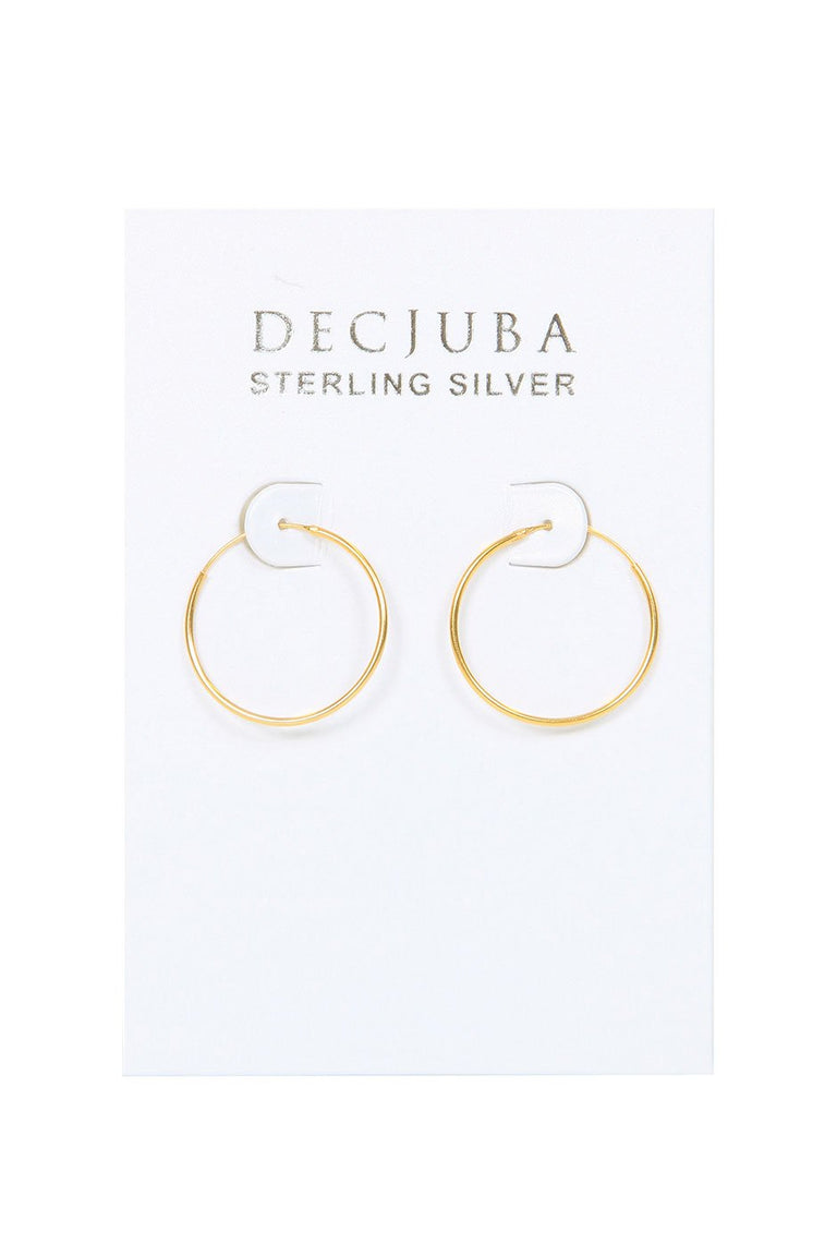 [TEST] 25mm Hoop Earrings