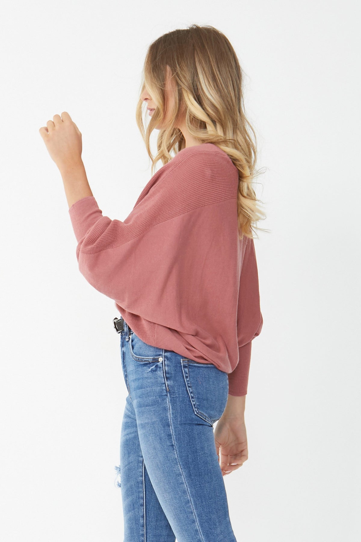 [TEST] Jo V-Neck Dolman Knit
