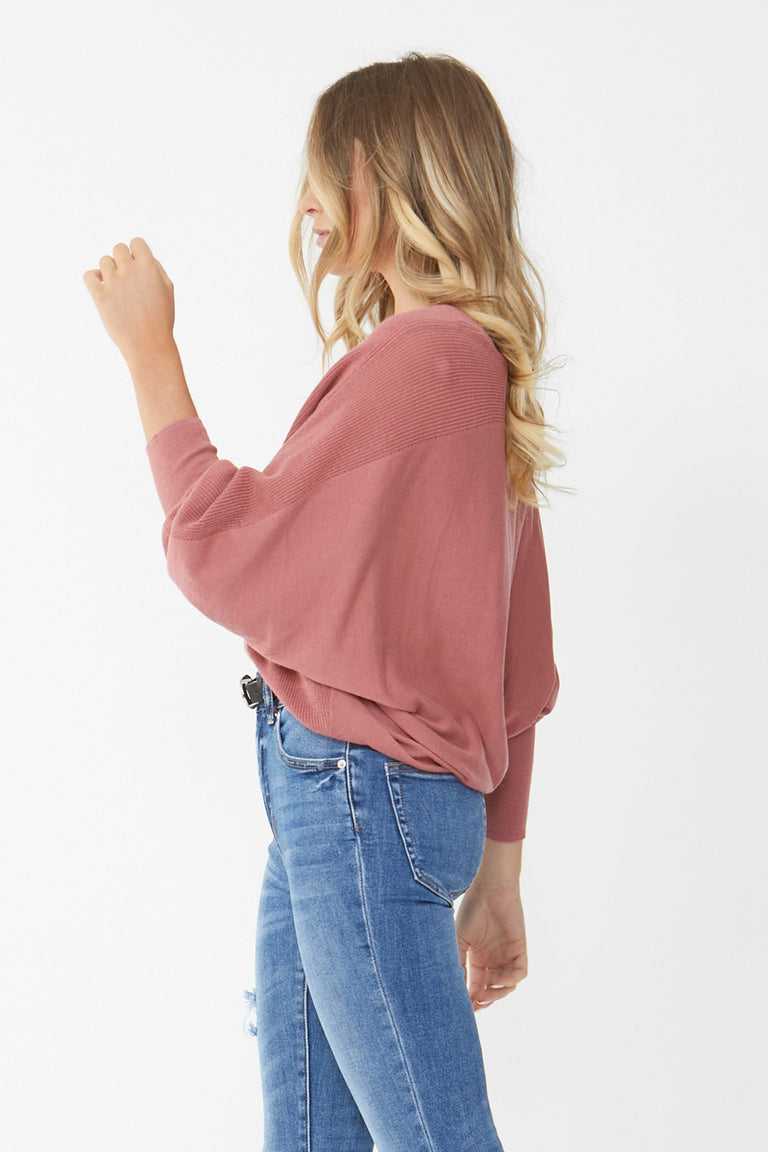 [TEST] Jo V-Neck Dolman Knit