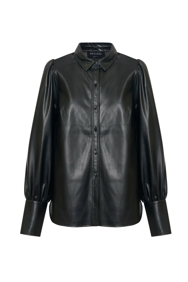 [TEST] Blake Faux Leather Shirt