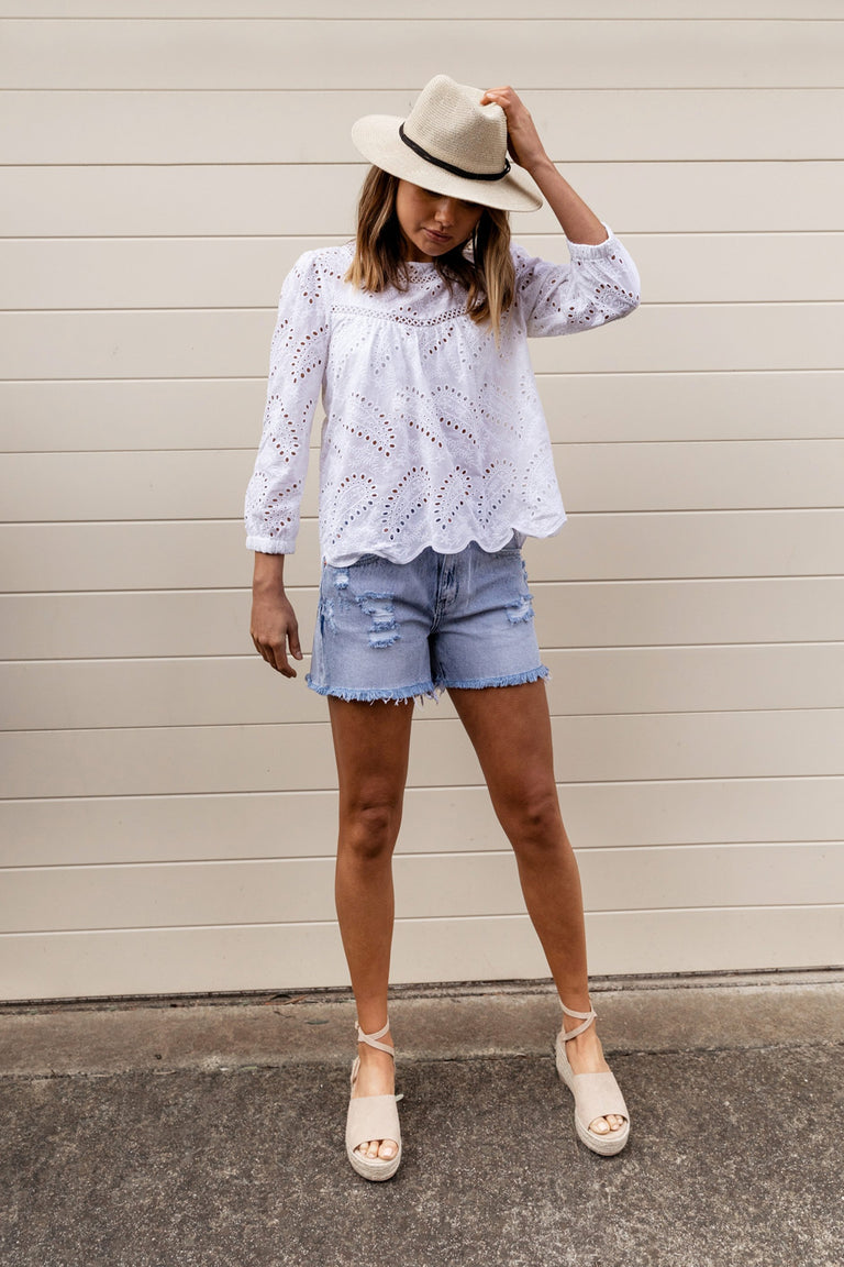 [TEST] Saana Broderie Blouse