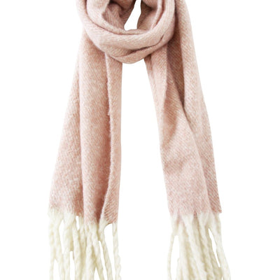 [TEST] Two Tone Long Fluffy Scarf