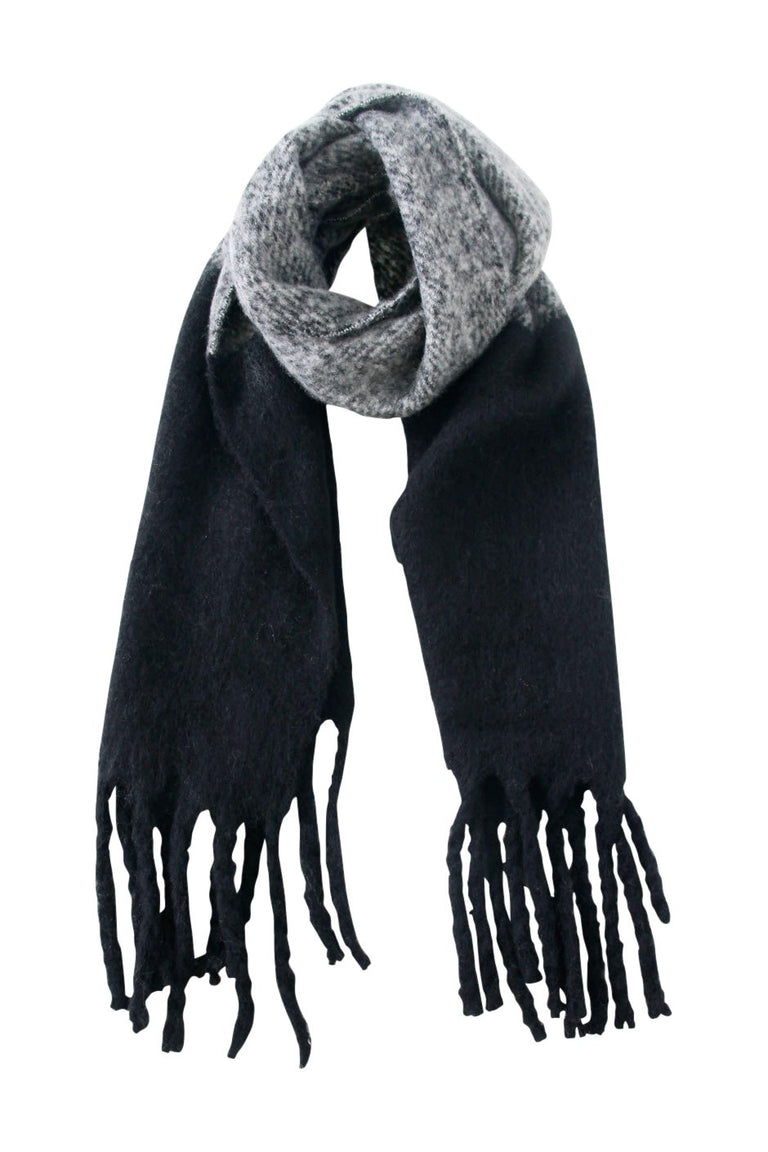 [TEST] Colour Block Long Fluffy Scarf
