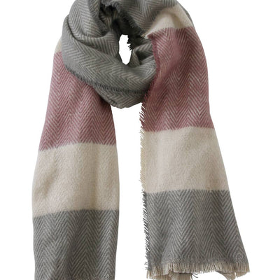 [TEST] Striped Herringbone Scarf