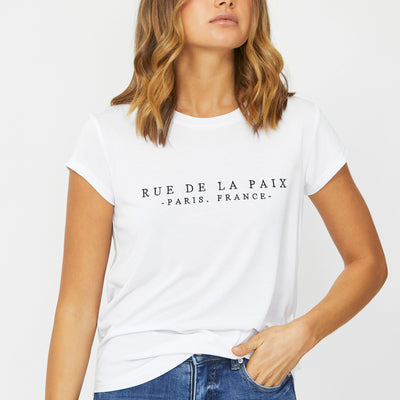 [TEST] Rue De La Paix Embroidered Tee
