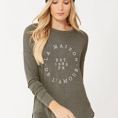 [TEST] Hattie Text Long Sleeve Tee
