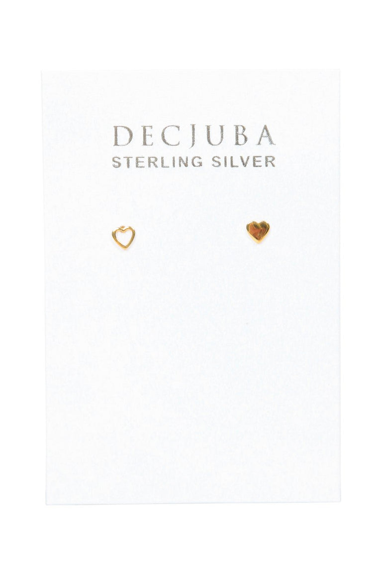 [TEST] Heart Stud Earrings