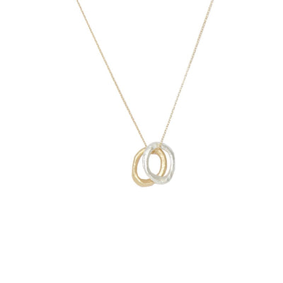 [TEST] Irregular Dual Circle Necklace